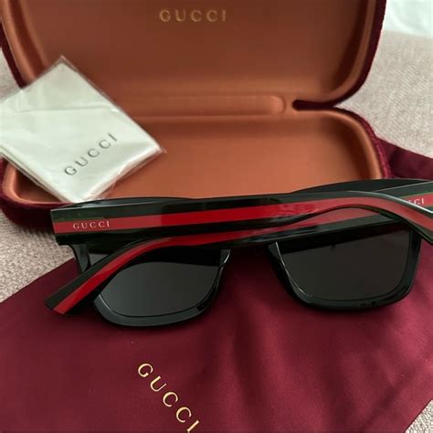 gucci sunglasses womens green and red|gucci sunglasses red green stripe.